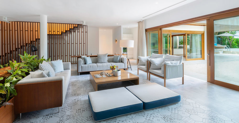 Amilla Beach Residences - 4 Bedroom - Living interior details